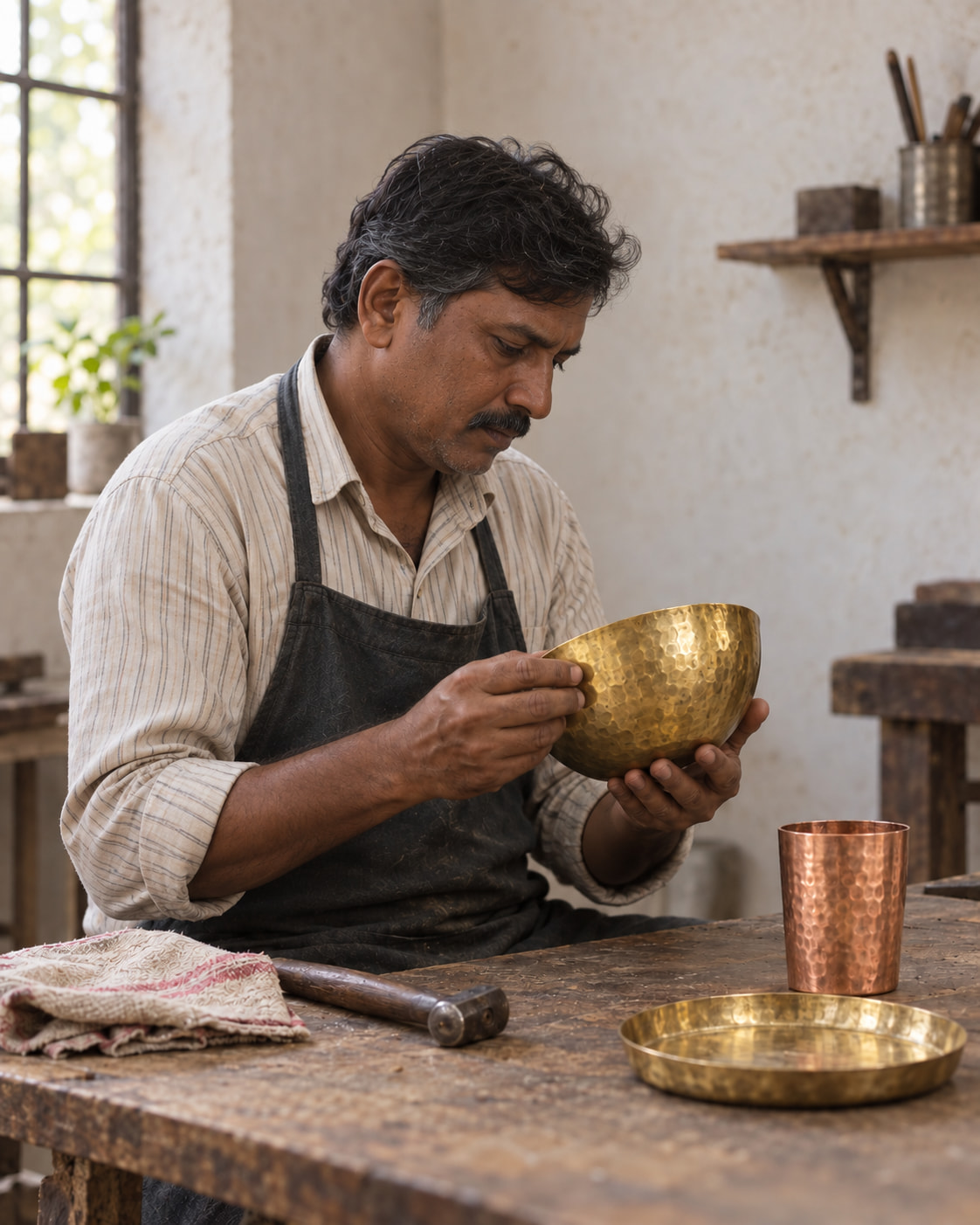 Recycled Iron for Gardens, Fences and Shelves, Shaped by Hand.