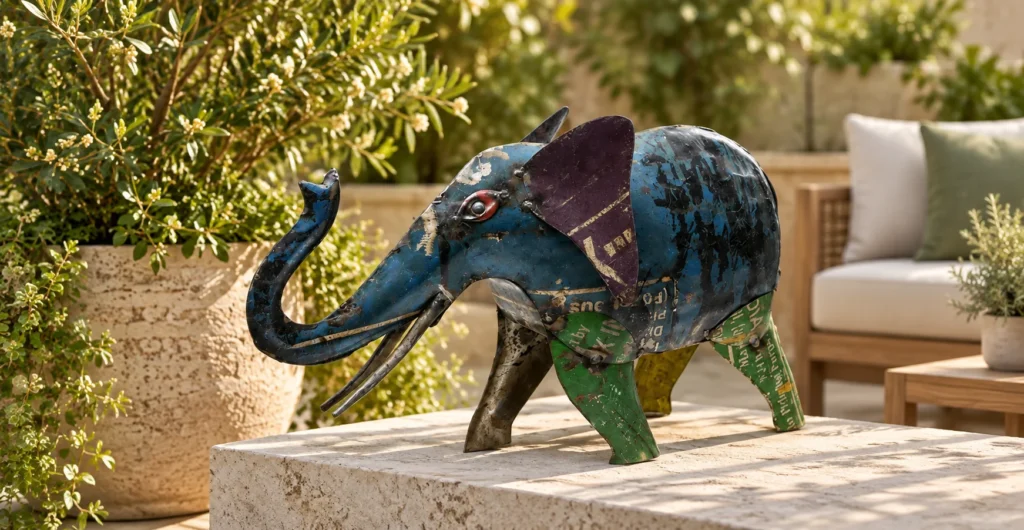 Metal Garden Decor Ideas for Gardens, Patios and Balconies